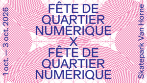 Affiche de MAPP_X | Fête de quartier numérique au Skatepark Van Horne à Montréal, le 1 octobre 2026