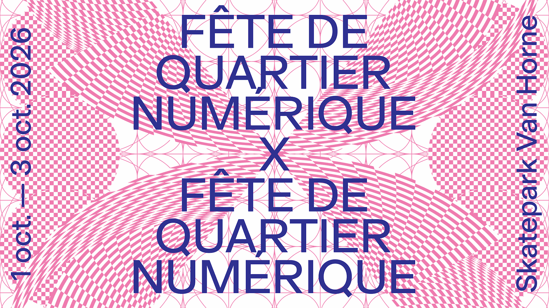 Affiche de MAPP_X | Fête de quartier numérique au Skatepark Van Horne à Montréal, le 1 octobre 2026
